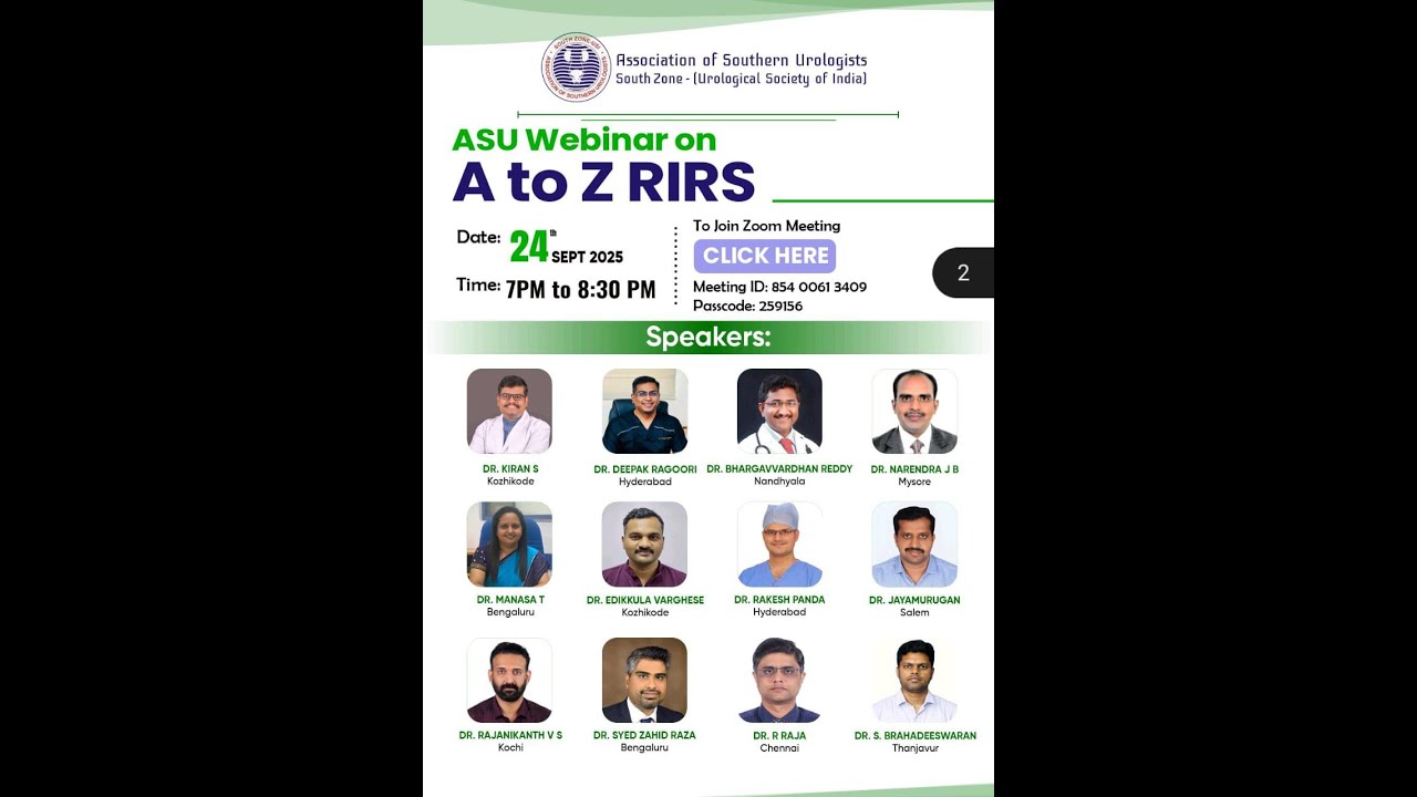 ASU Webinar on A to Z RIRS