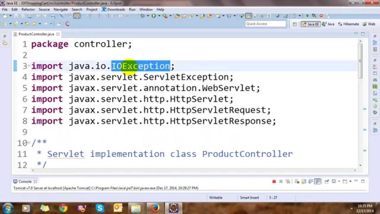 Building Shopping Cart with JSP-Servlet and Hibernate