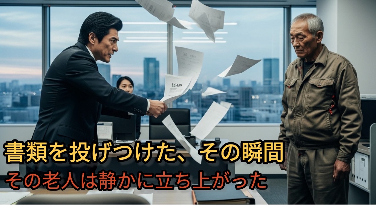 書類を投げつけた銀行員…相手は“財団の主”だった