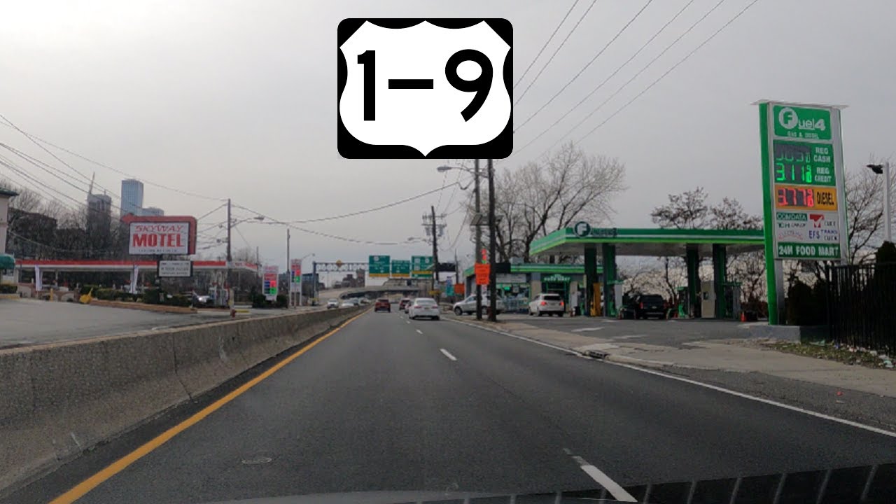 ⁴ᴷ⁶⁰ Driving Tonnele Avenue (US Route 1-9) from North Bergen, NJ to Jersey City, NJ