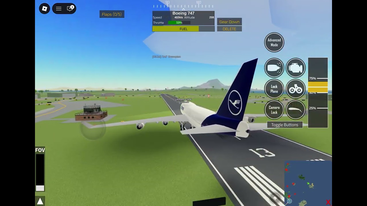 Aereo Crash gioco su Roblox Pt. 1
