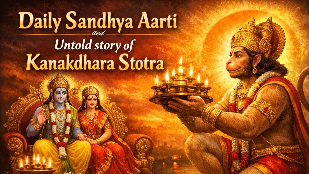 Live Aarti Tuesday and Kanakdhara Stotra untold story