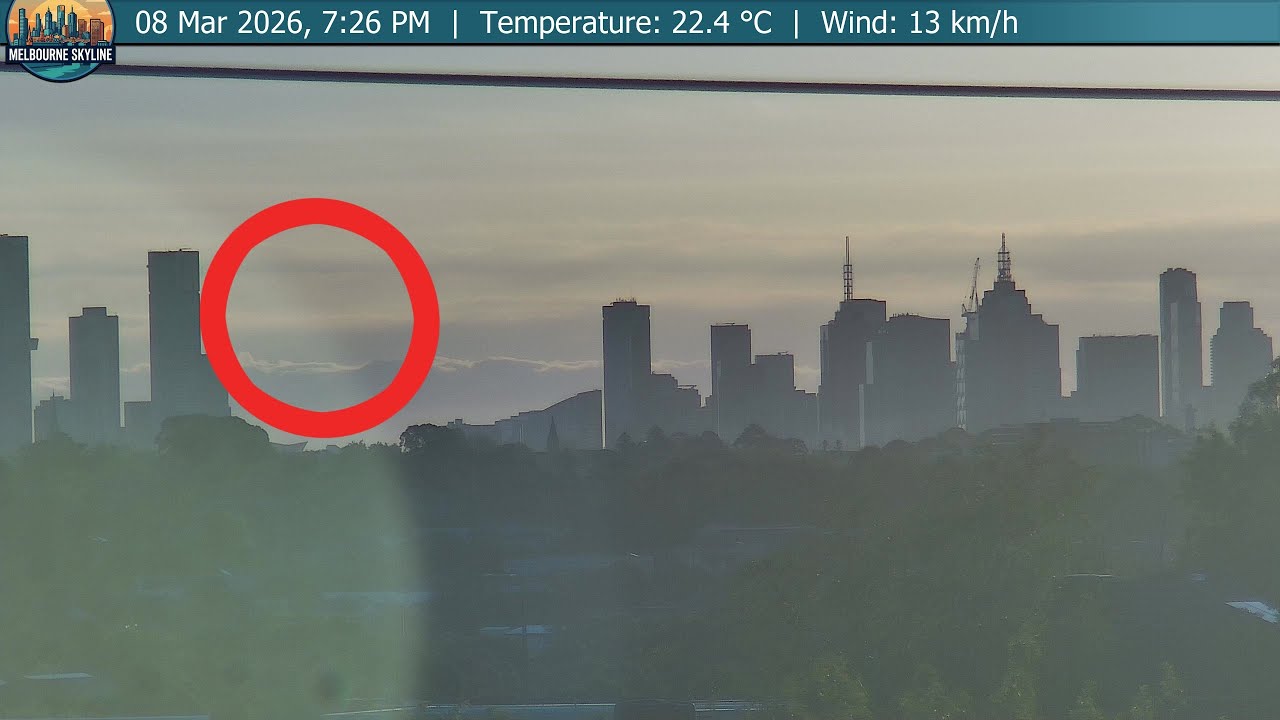 Melbourne Live 🌇 at Sunset on 08 Mar 2026