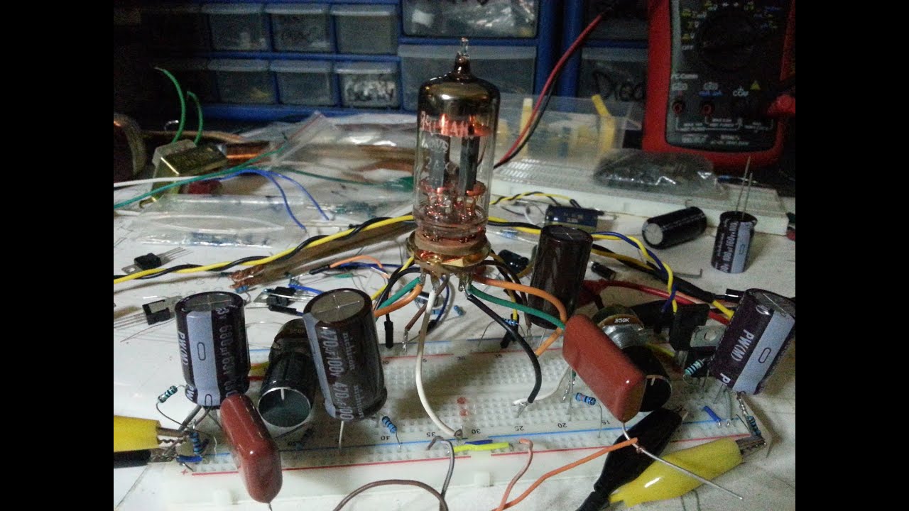 ECC83 / 12AX7 12V Stereo Preamp or Headphone Amp