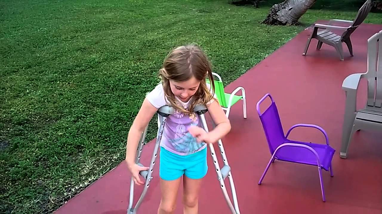How To Use Crutches Kids Demo Tyler LeVine