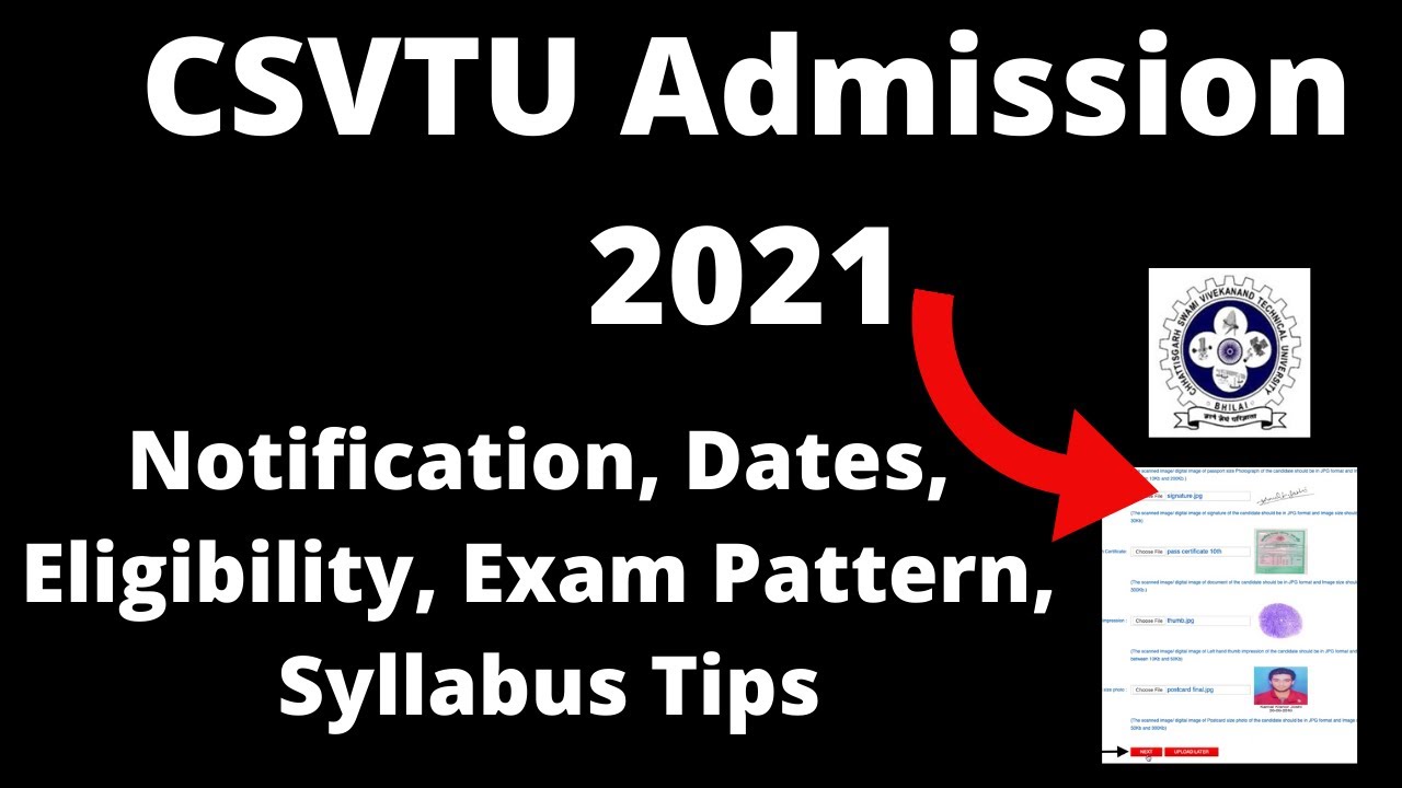 CSVTU Admission 2021: Application Form, Pattern, Eligibility Criteria, Syllabus, Preparation Tips