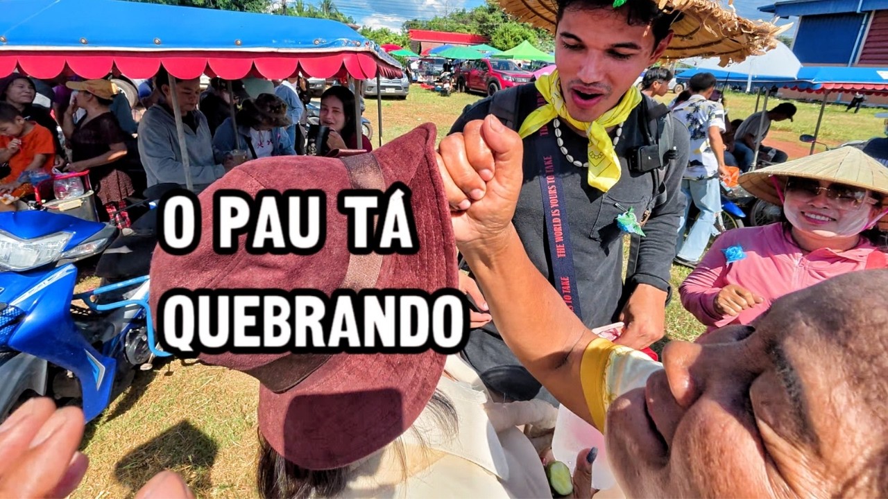 Visitando o ÚNICO lugar perigoso da Tailândia - Se cair, vira sopa. (Wat Phu Sok)