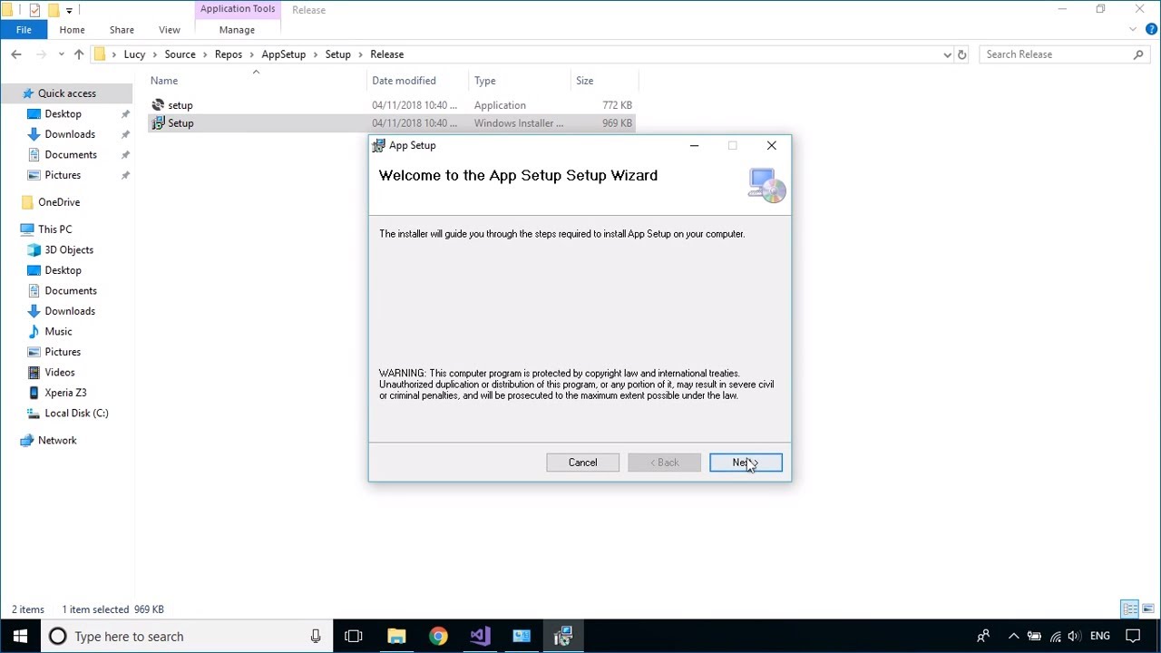 Как создать файл Setup.exe в Visual Studio 2017 | FoxLearn