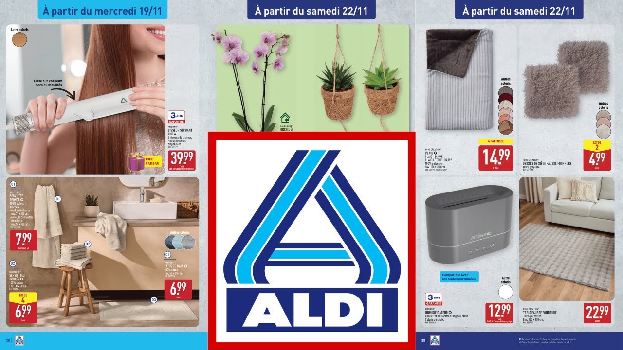 Каталог ALDI от 18 ноября 2025 г. ✅ Новинки: ванная, дом, мода 🔥 Идея рождественского подарка 🎄