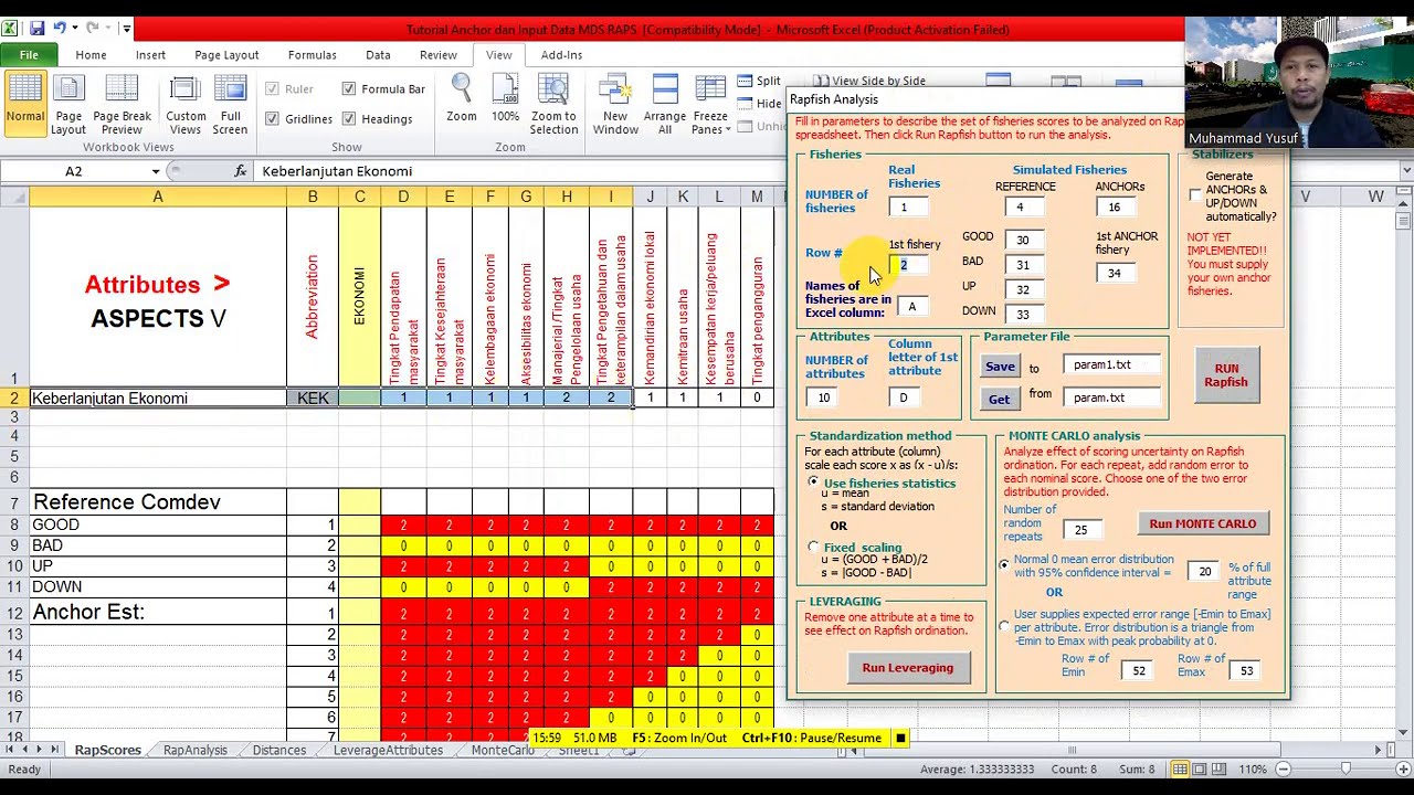 Rapfish MDS Tutorial Anchor