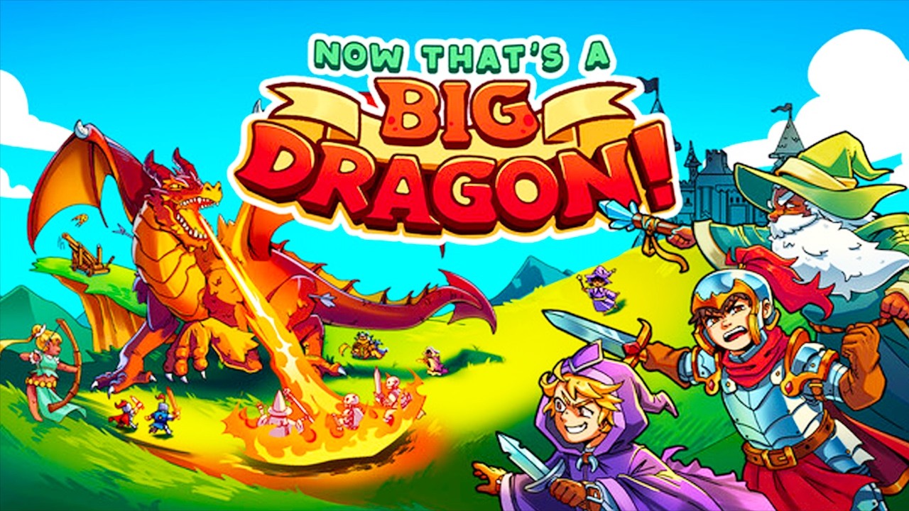 【Now THAT'S a Big Dragon!】巨大ドラゴンを無限に増やせる大軍で討伐する放置系クリッカーゲーム