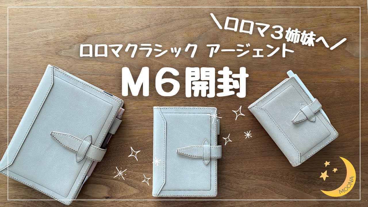【システム手帳開封】出会ってしまった💓ロロマクラシックアージェント｜M6｜ロロマ３姉妹へ📖