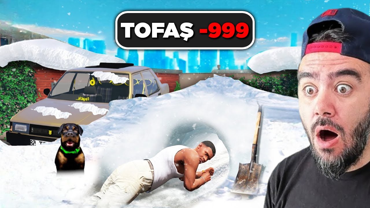 KAR FIRTINASI GELDI TOFAŞ KARDA KALDI ÇIMIYOR - GTA 5 MODS