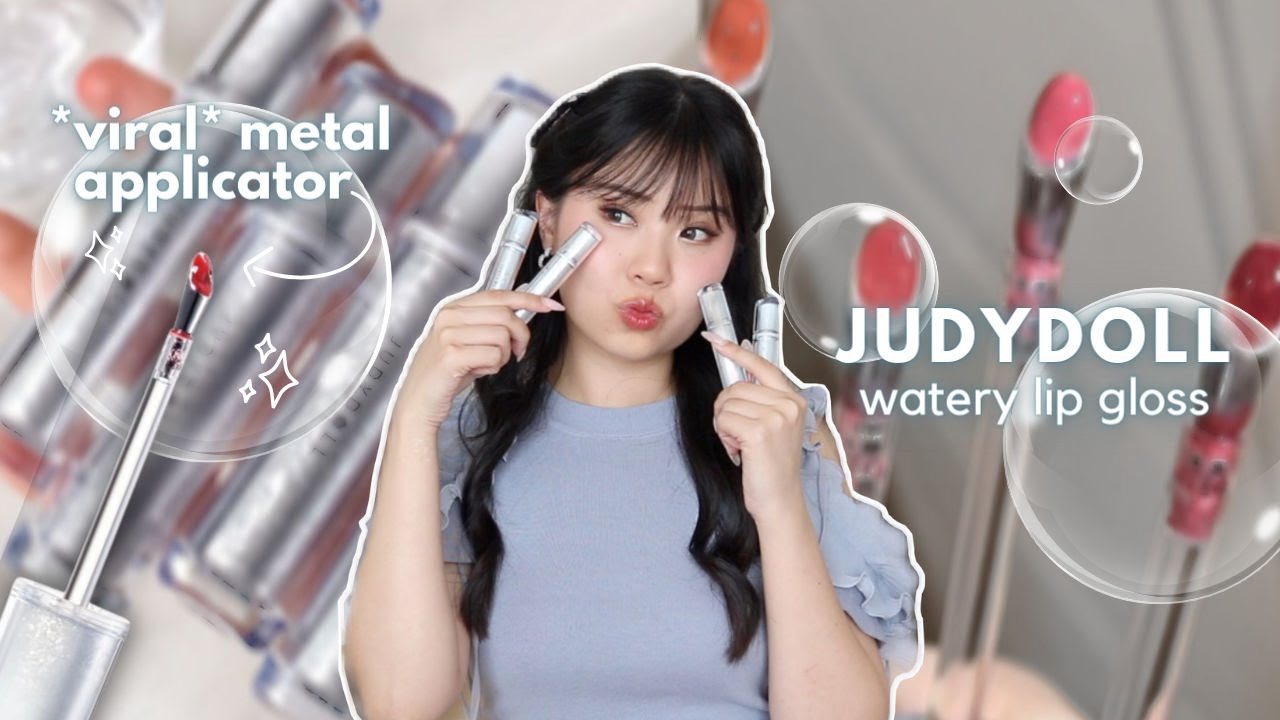 *ВИРУСНЫЙ* БЛЕСК ДЛЯ ГУБ JUDYDOLL WATERY 💦 свотчи для губ + обзор!