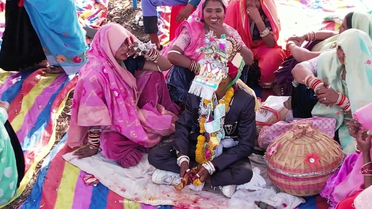 The great adivasi shadi para jhabua , आदिवासी दूल्हे की बारात वीडियो 2024 / adivasi of jhabua