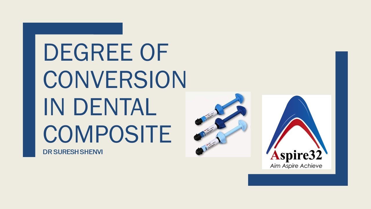 Degree of Conversion in Dental Composite | Dr Suresh Shenvi