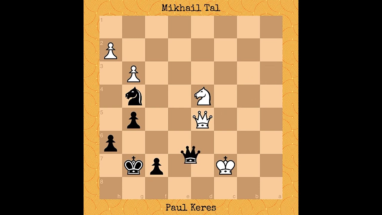 Mikhail Tal vs Paul Keres | Bled-Zagreb-Belgrade Candidates, 1959