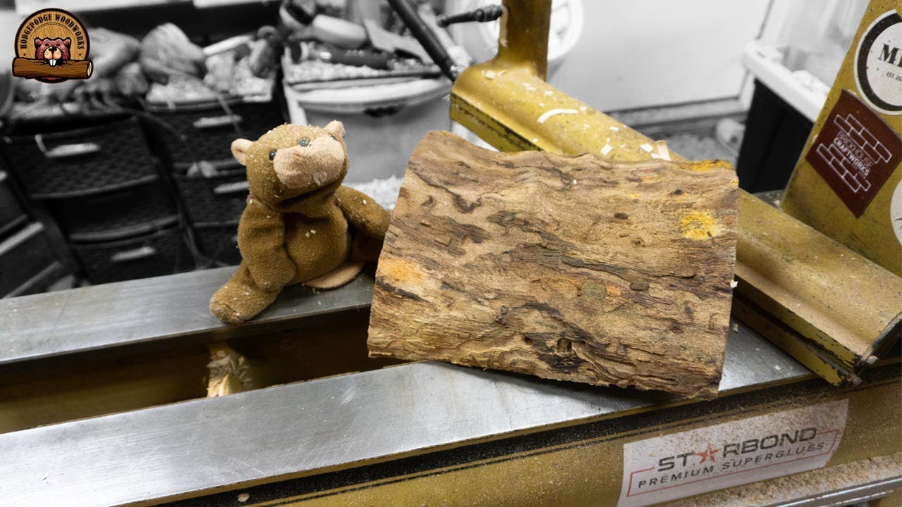 Woodturning - Oblong Natural Edge Bowl