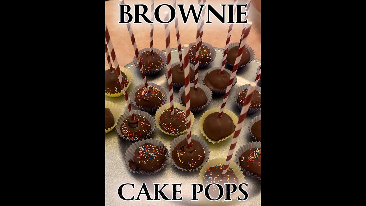 BROWNIE CAKE POPS!!!! So EASY and out of this world DELICIOUS!!!! Save $$$$