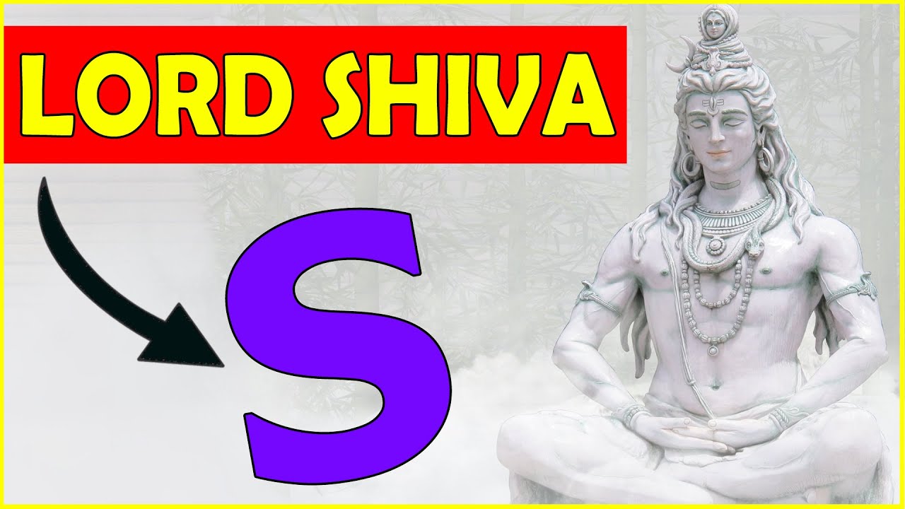 Lord Shiva Names for Baby Starting with S | Lord Shiva Names with S | Lord Shiva Names from S | 4K