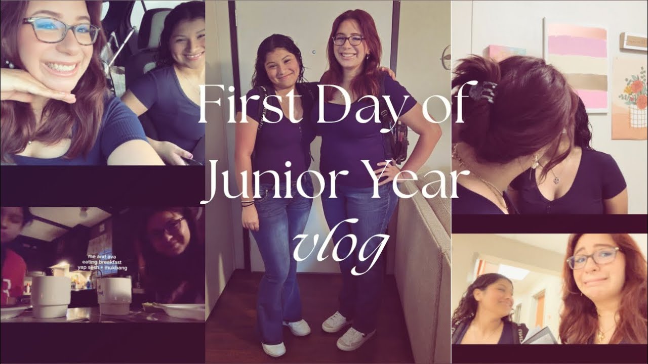FIRST DAY OF JUNIOR YEAR VLOGGG | with ava ofc :)📚⭐️💗