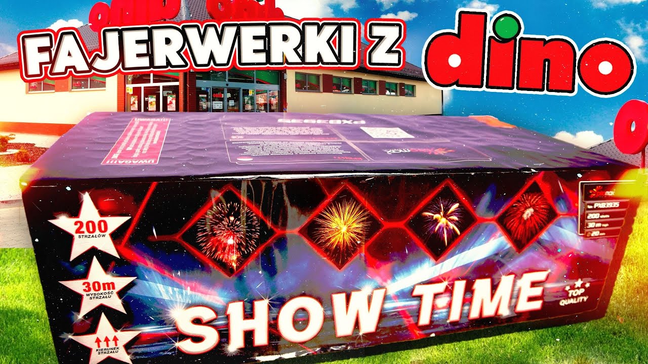 FAJEWERKI Z DINO - SHOW TIME! Godna kostka na SYLWESTRA!