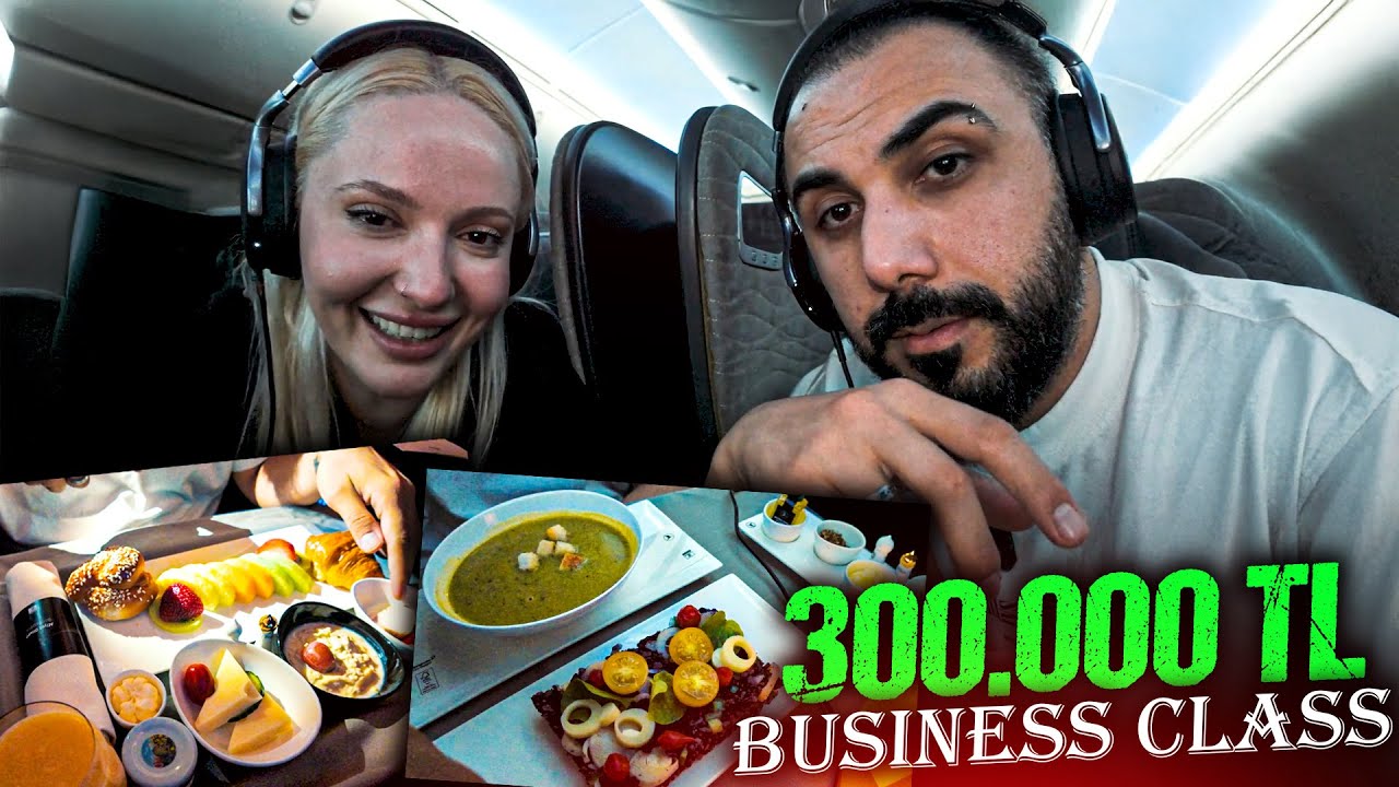 300.000 TL'LİK BUSINESS UÇAK BİLETİYLE 20 SAAT UÇMAK!! 😱
