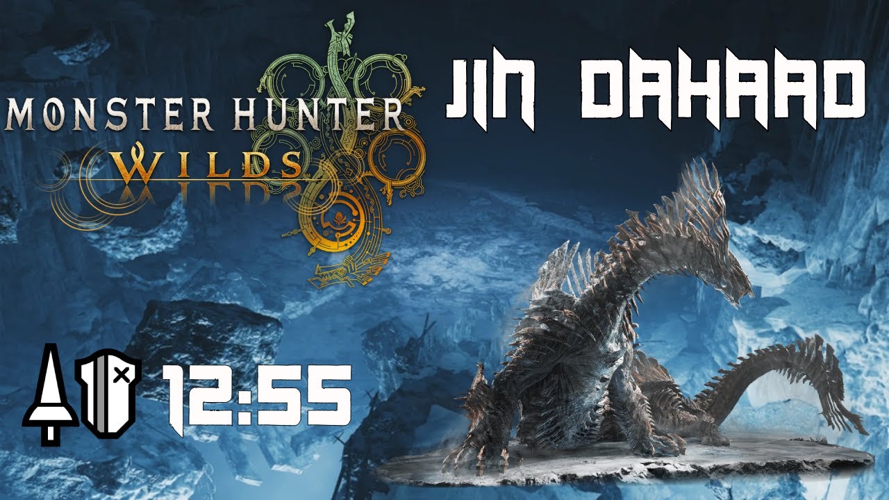 Monster Hunter Wilds | Arch Tempered Jin Dahaad A Rank Solo 12:55 (Lance)