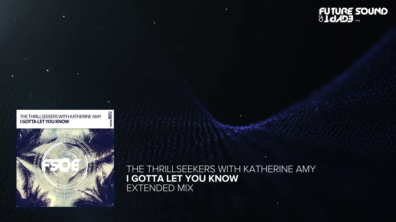 The Thrillseekers With Katherine Amy   I Gotta Let You Know Extended Mix