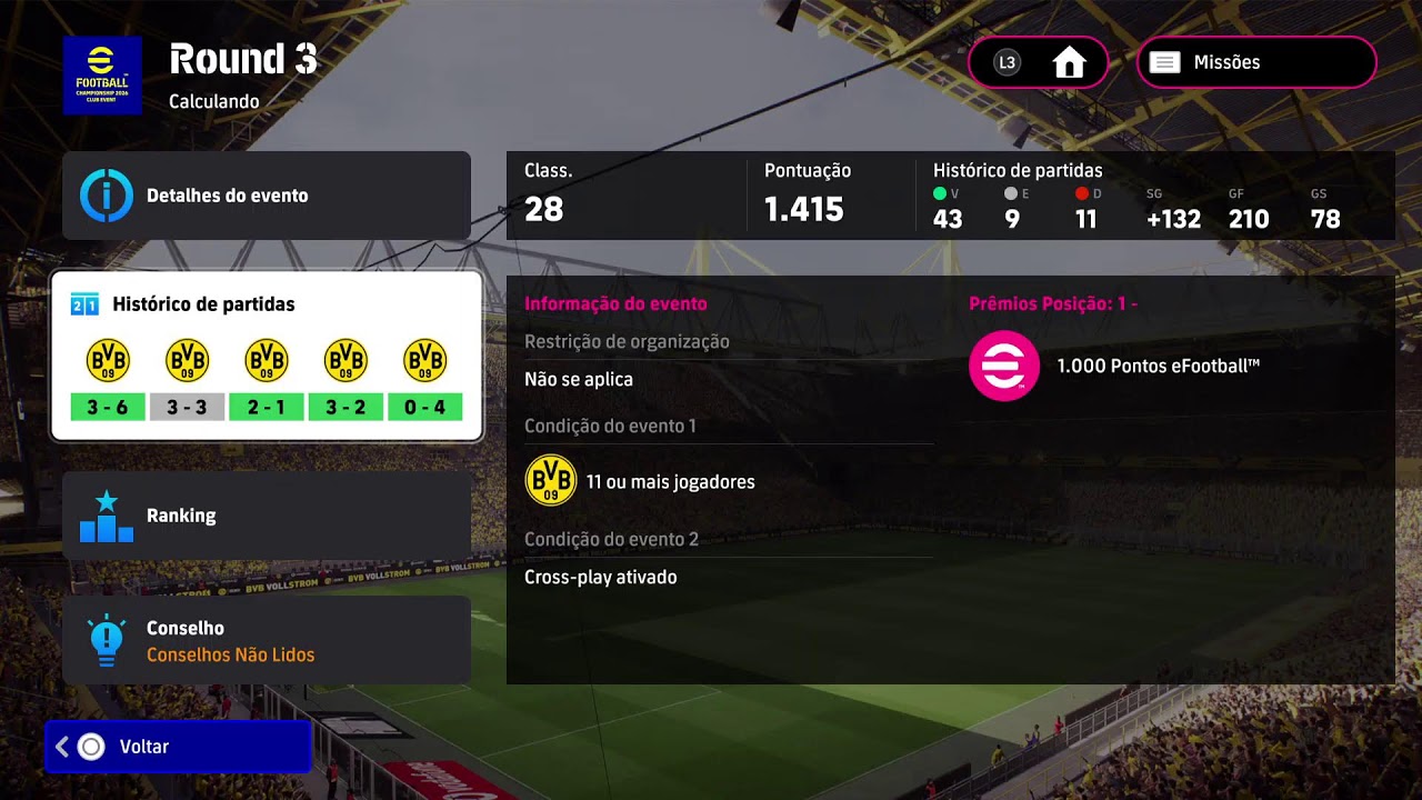 ATRAPALHANDO NO 3°ROUND DO CHAMPIONSHIP BORUSSIA #2