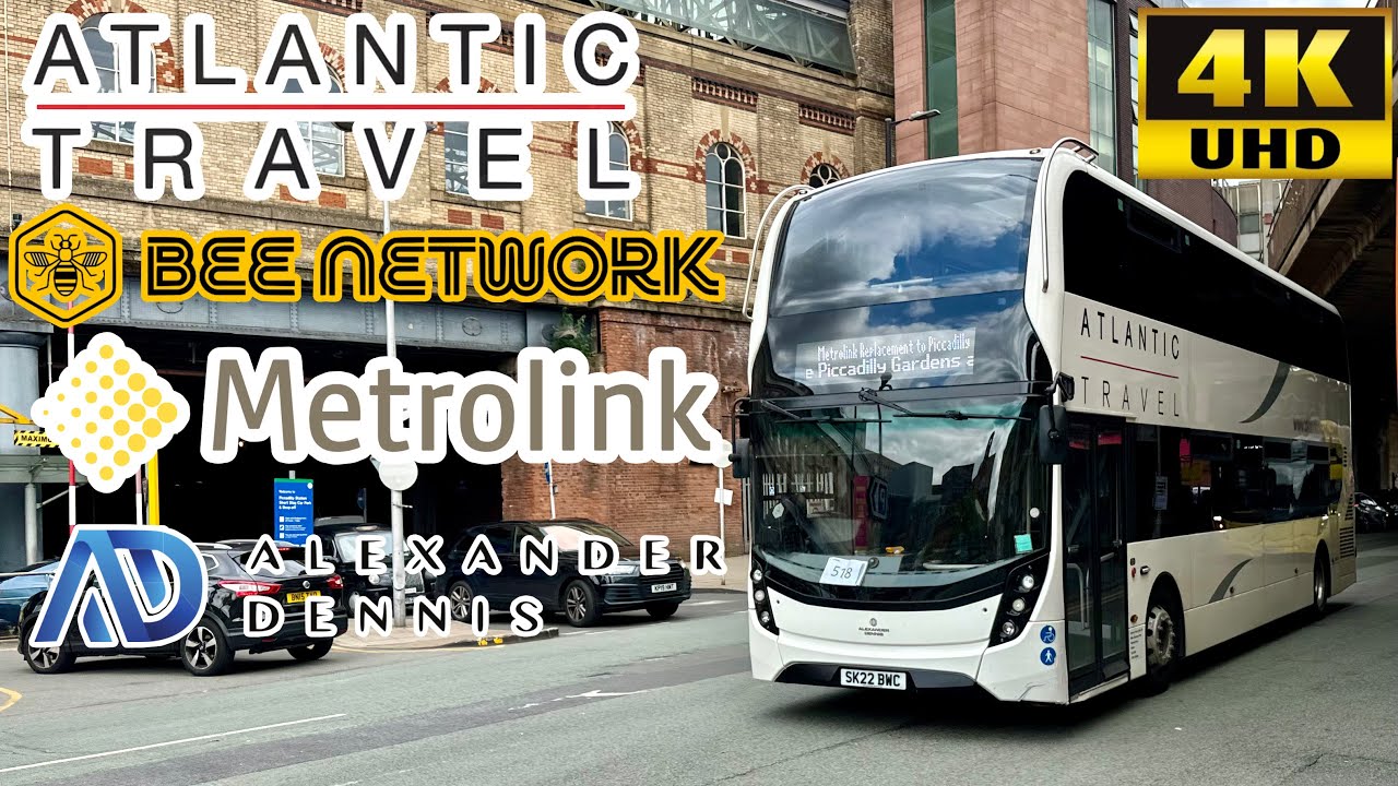 [Atlantic Travel Metrolink Replacement: Eccles to Manchester via Broadway & Wharfside] Enviro400MMC