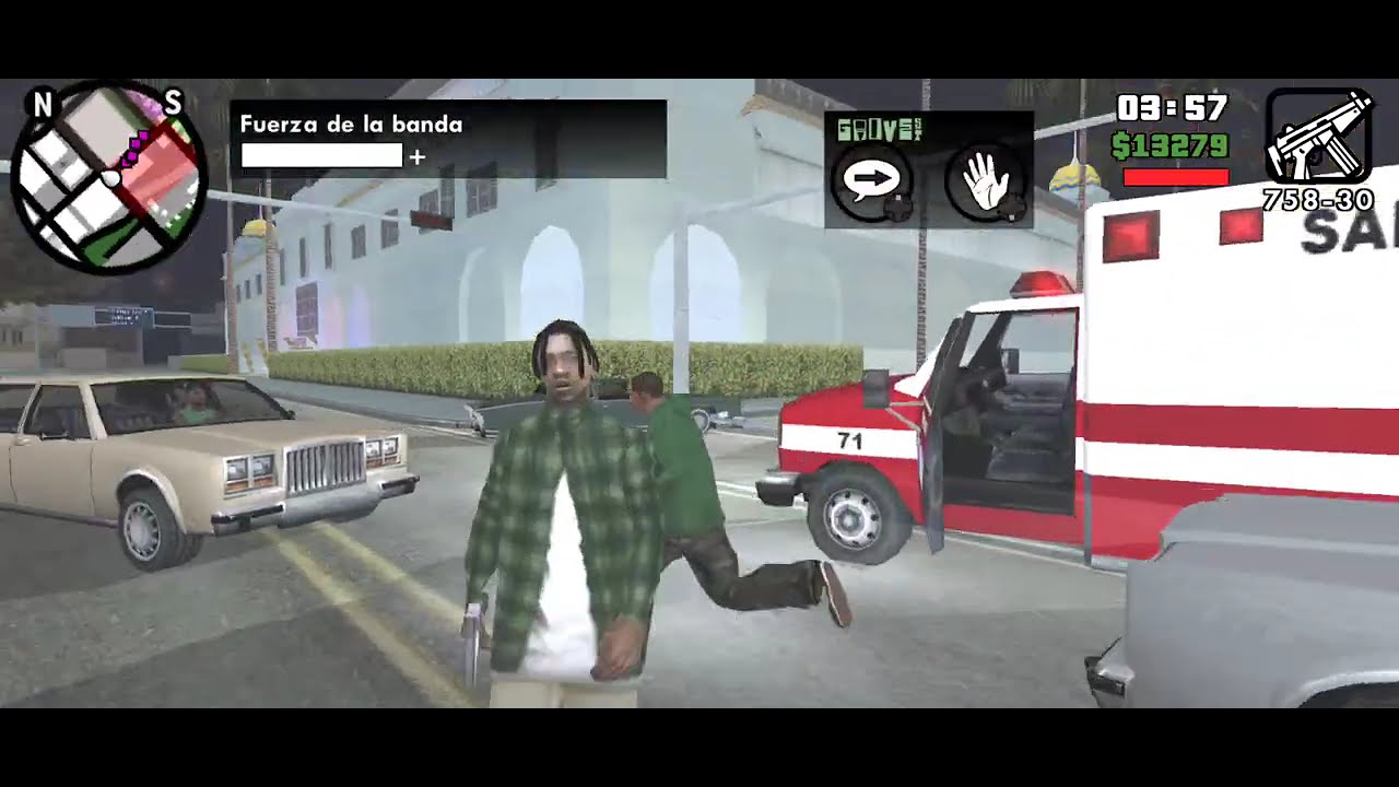 Grand theft auto San Andreas parte 7 guerra de ganguester two