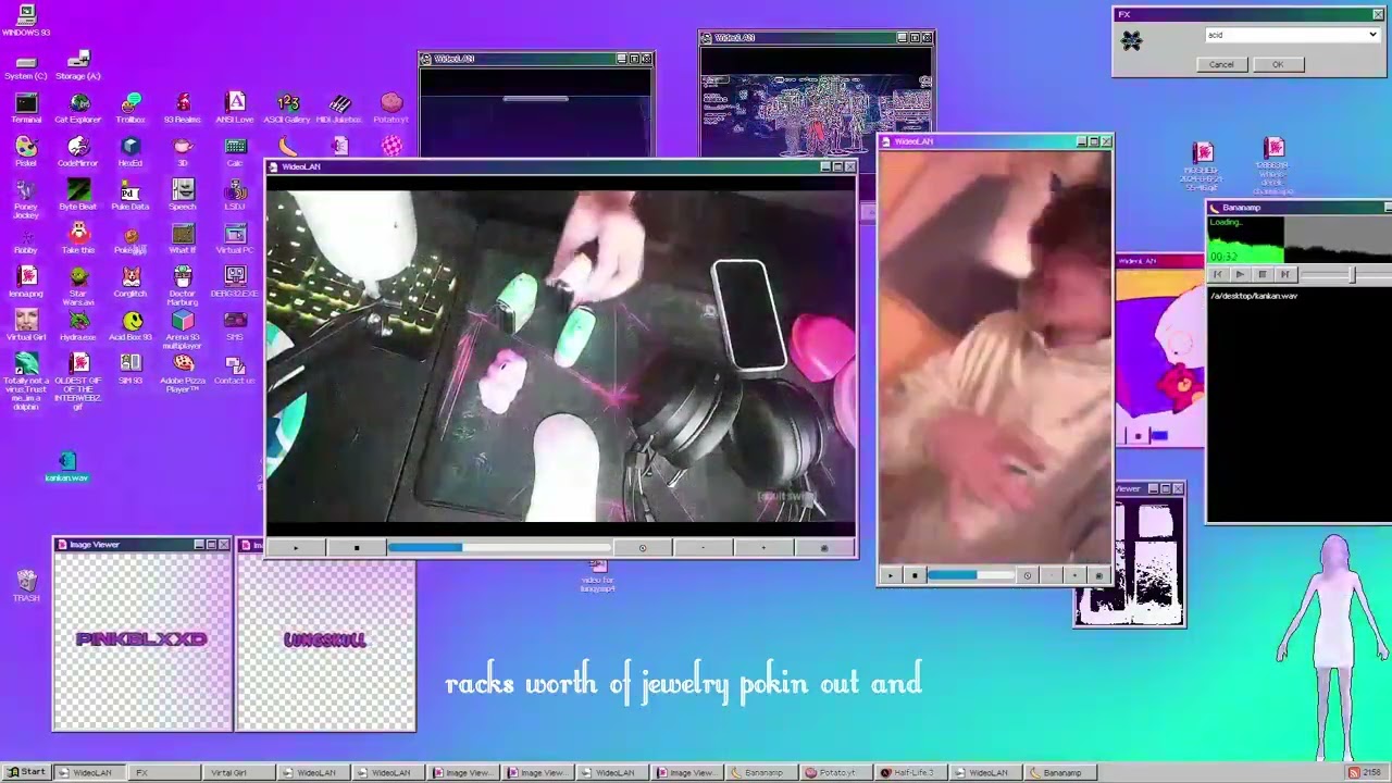 lungskull x pinkblxxd - kankan (visual w/ lyrics)