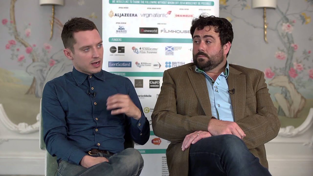 Elijah Wood and Celyn Jones at Edinburgh International Film Festival