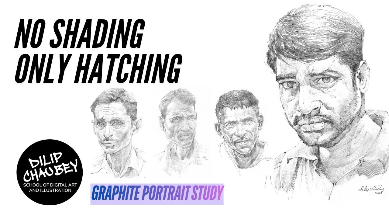 Fundamentals of Real Drawing Skills | Hatching & Cross-Hatching | Dilip Chaubey School of Art