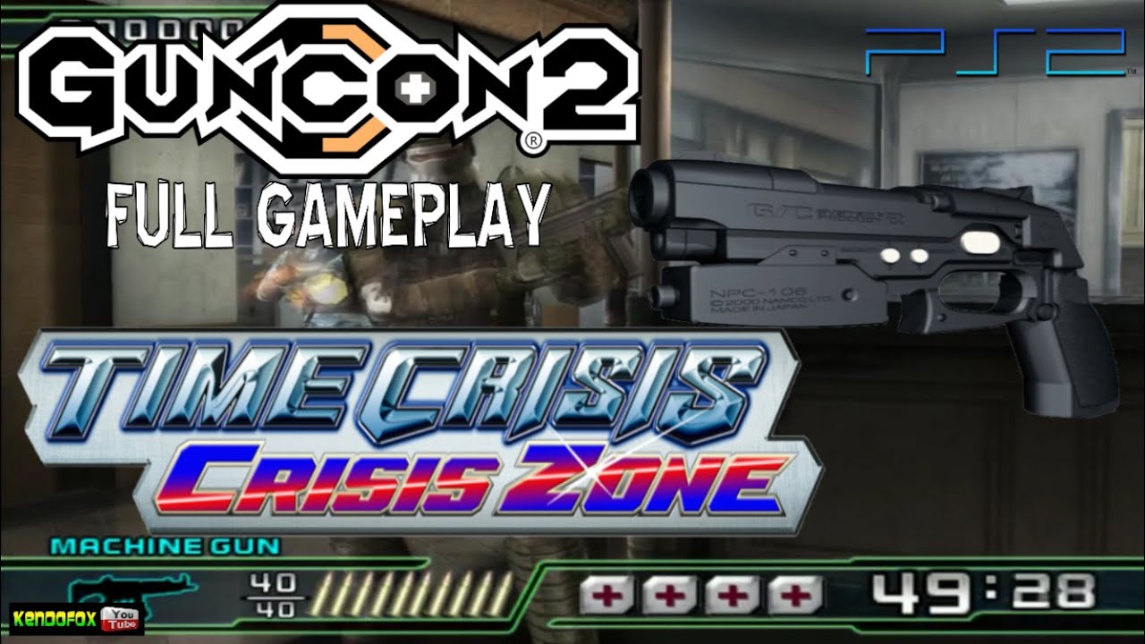 PS2 Time Crisis: Crisis Zone Guncon 2 FULL GAMEPLAY