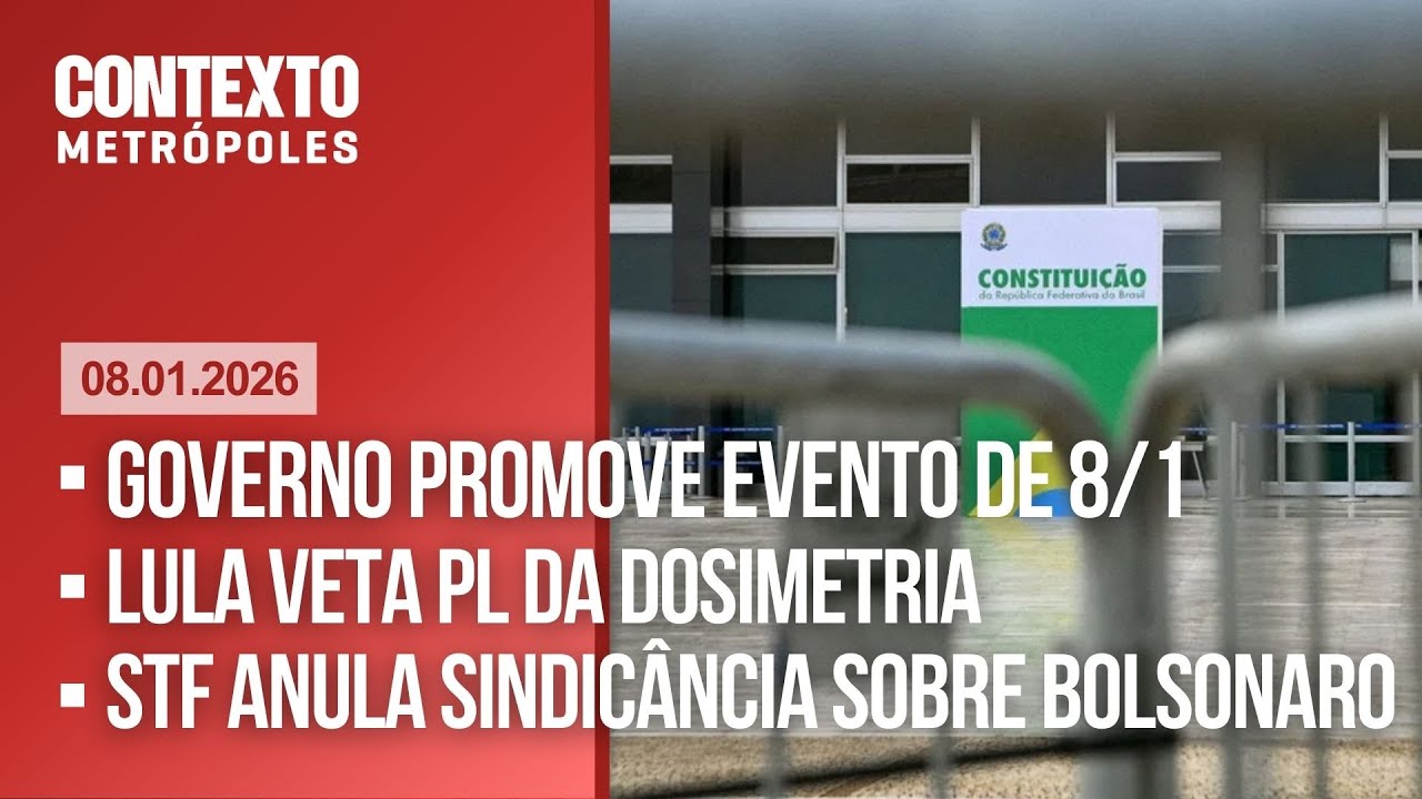 AO VIVO: Lula assina veto ao PL da Dosimetria / Lewandowski entrega carta de demiss&atilde;o