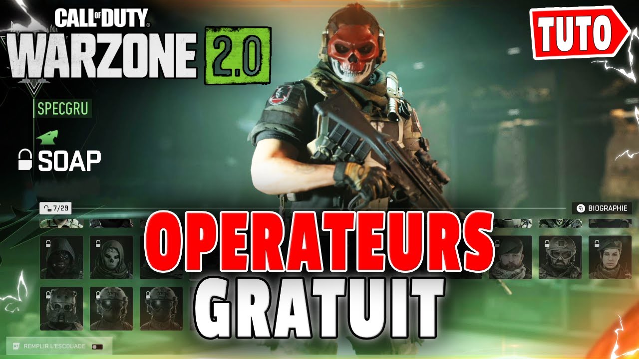COMMENT DEBLOQUER TOUT LES OPERATEURS GRATUITEMENT SUR WARZONE 2
