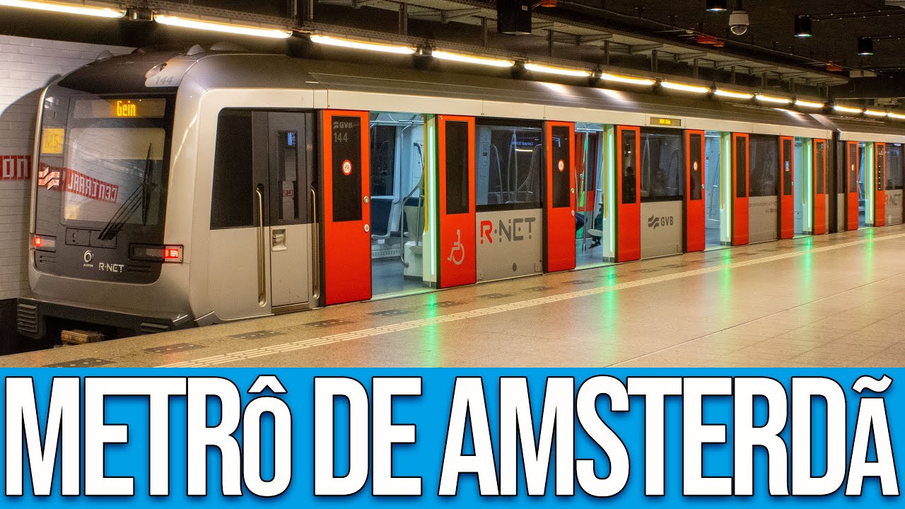 Metrô de Amsterdã/Países Baixos