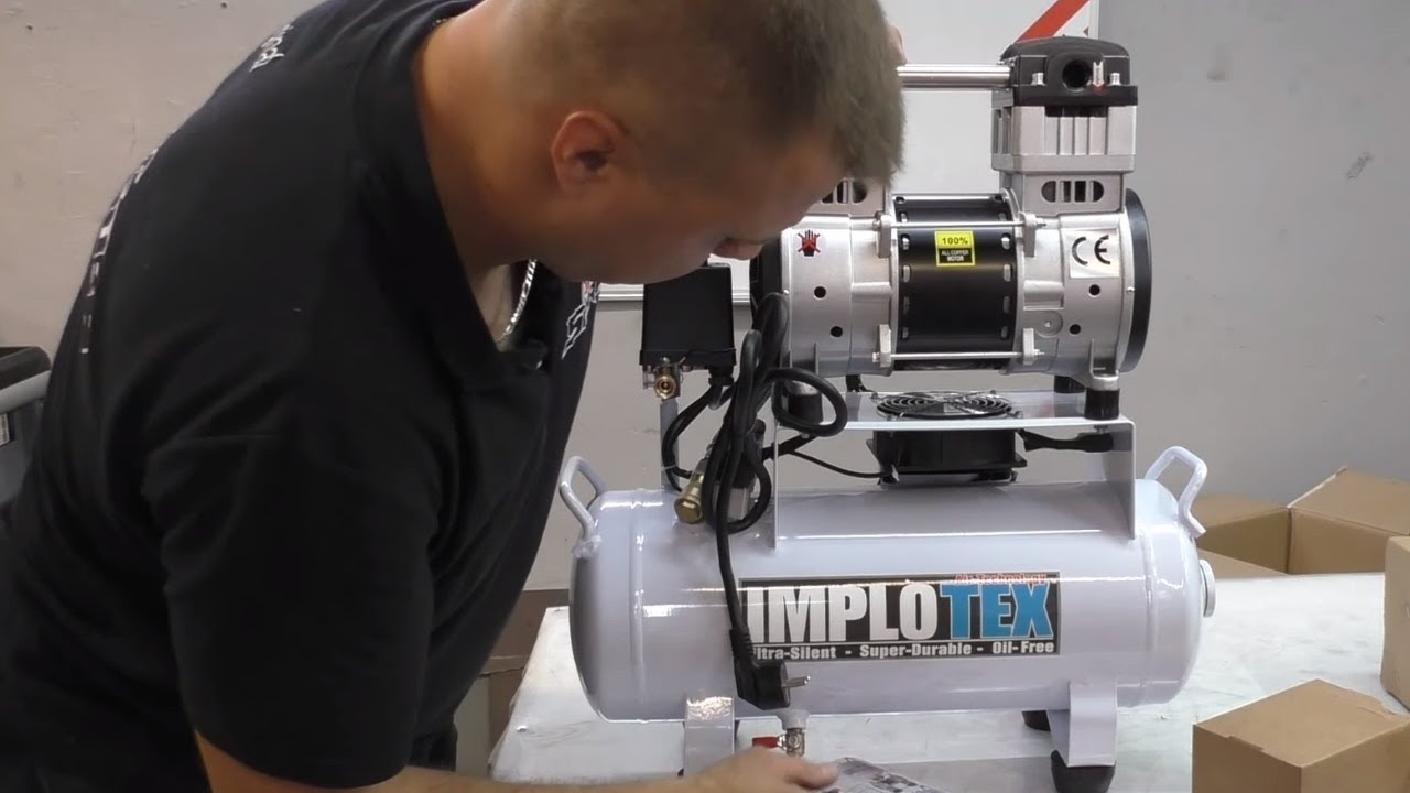IMPLOTEX Flüsterkompressor, Praxistest, Unboxing und review