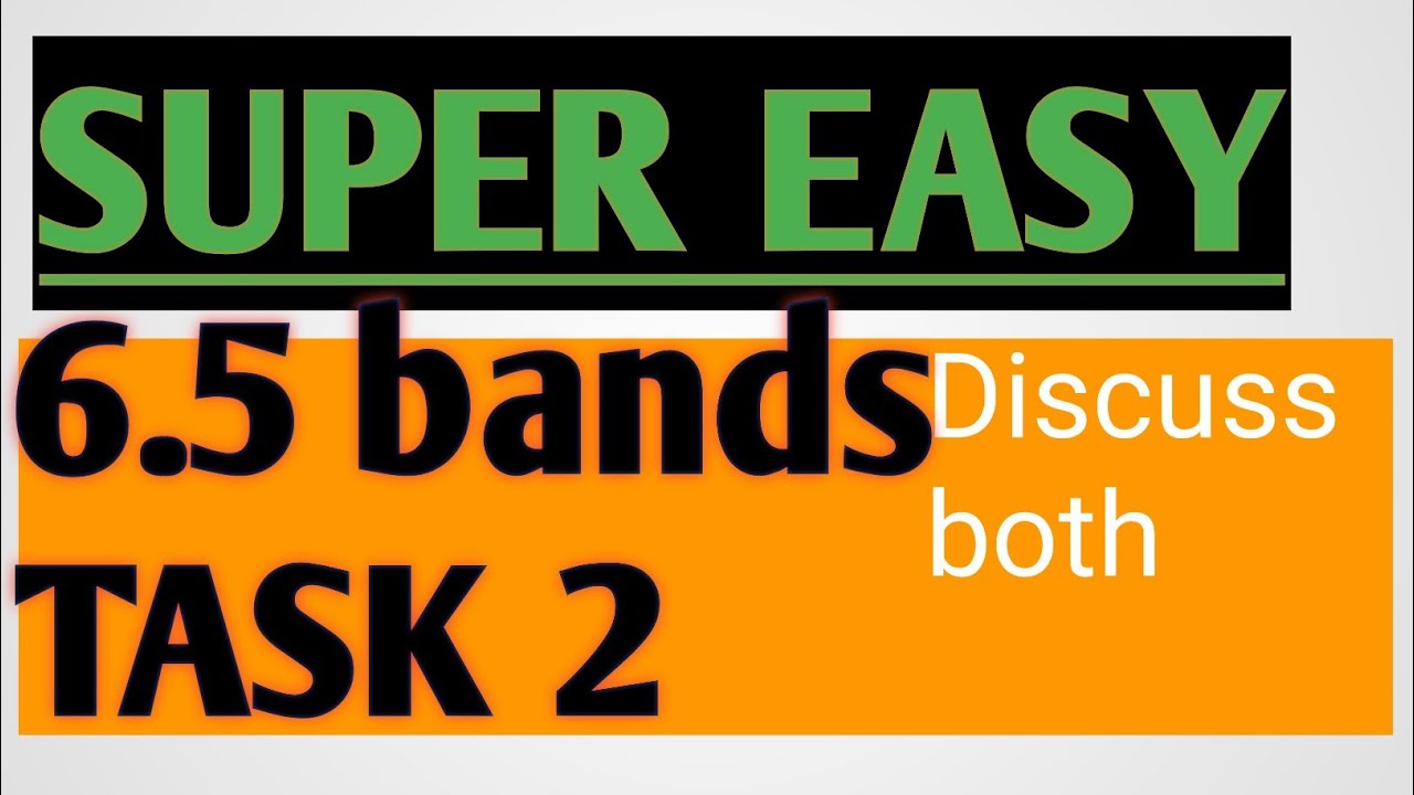 IELTS WRITNG TASK 2 | SUPER EASY  tips for 6.5  Discuss Both views 6 5 band ESSAY TEMPLATE @IELTS-9