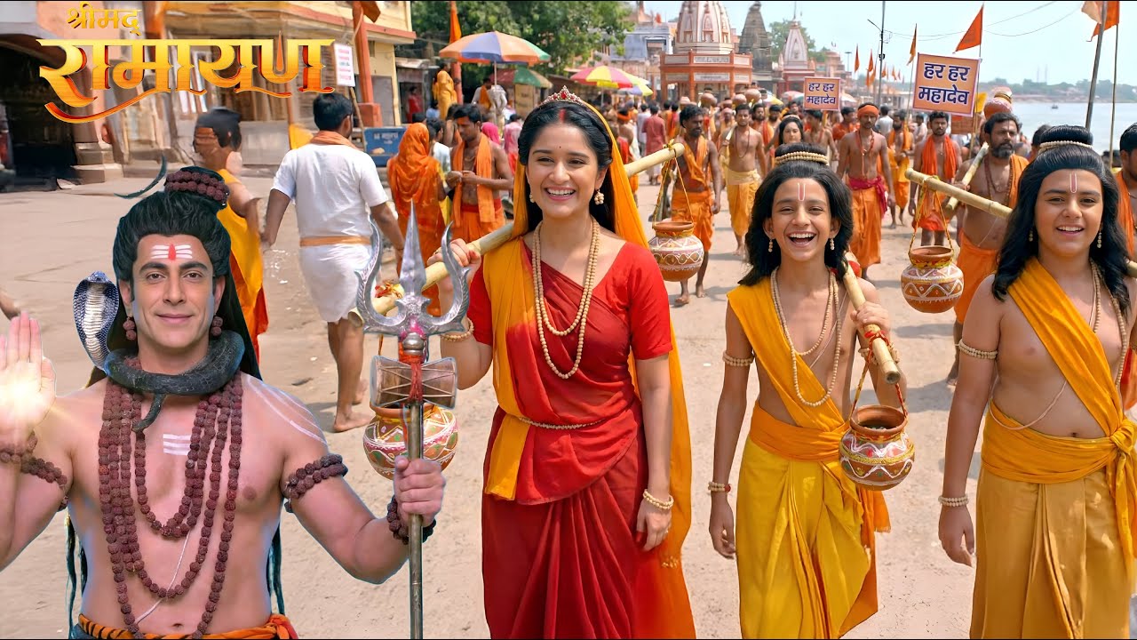 जब माँ सीता और लव–कुश ने उठाई कांवड़, प्रसन्न हो गए भोलेनाथ|| Shrimad Ramayan