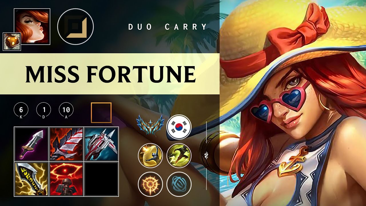 Miss Fortune ADC vs Ezreal - KR Challenger Patch 26.03