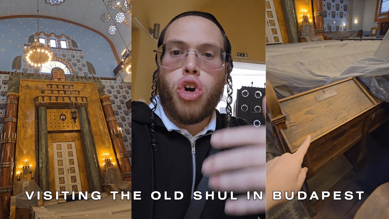 Visiting the Old-Shul in Budapest, Hungary🕍 (Yiddish-אידיש)