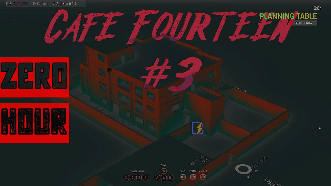 Zero Hour | Solo Co-Op mission 3 - Cafe Fourteen | Let's play / Walktrough
