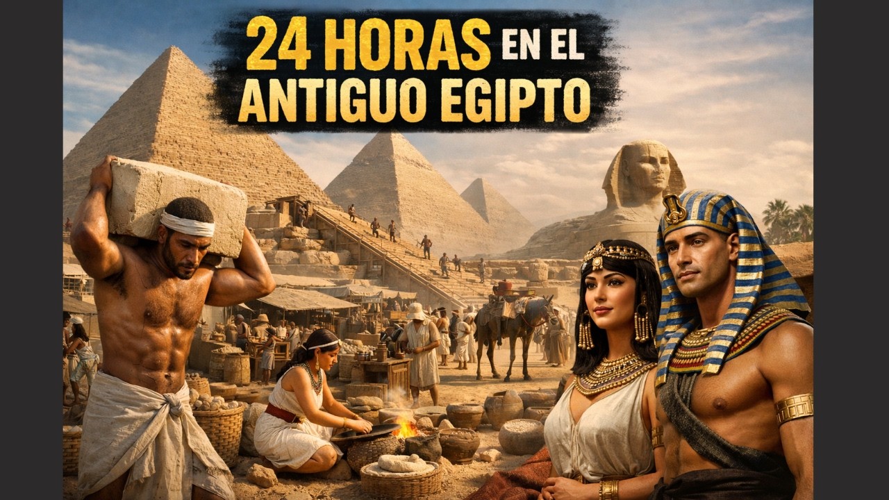 Descubre la vida cerca de las pirámides hace 4.500 años | 24 horas en el antiguo Egipto