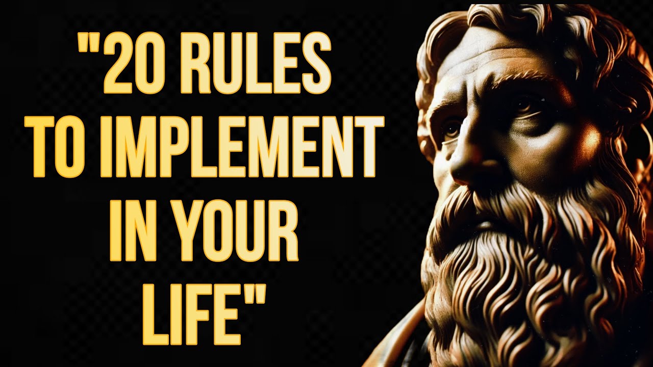 20 Rules You Must Implement In Your Life | Life Lessons | Success Rules