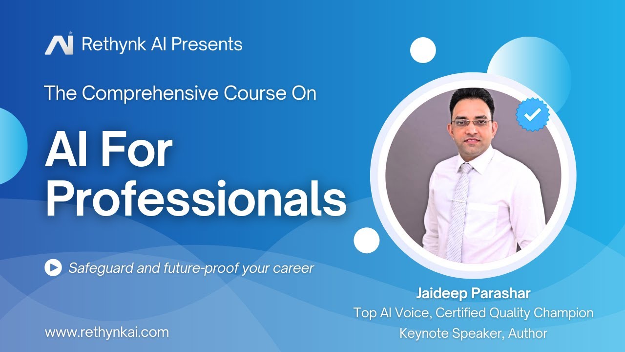 Introduction- AI for Professionals | #AICourse #freecourse