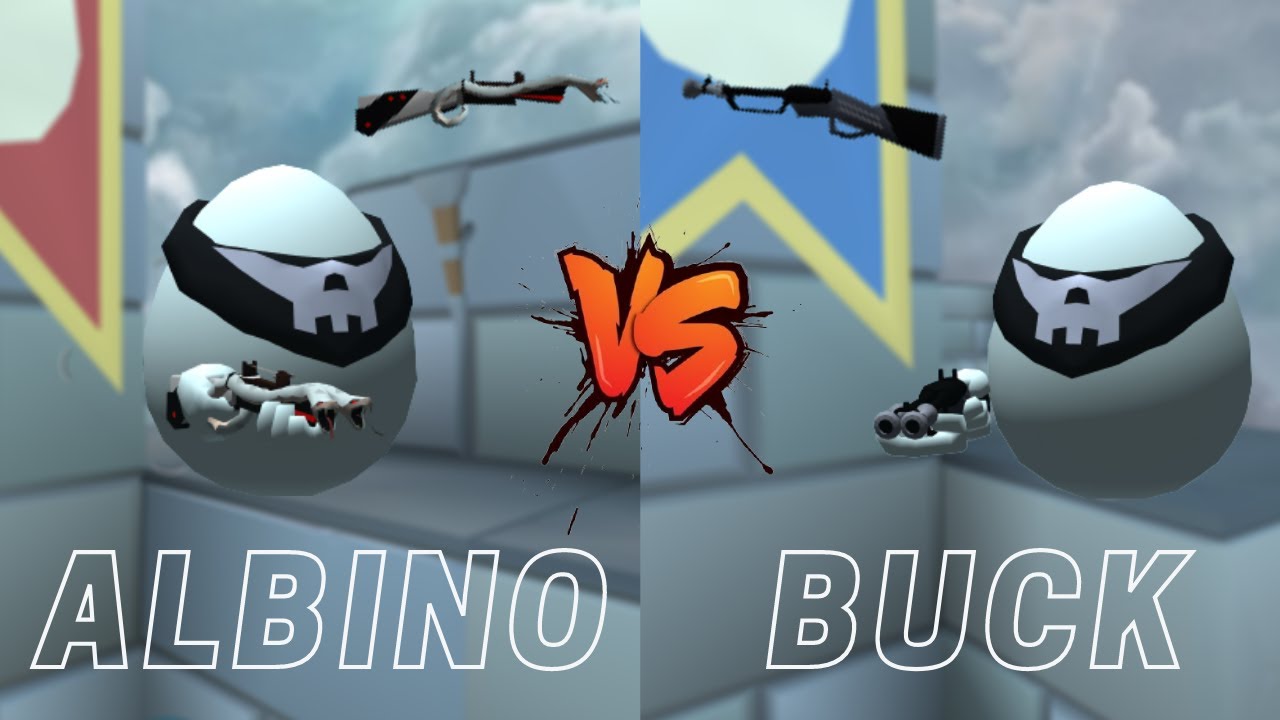 Albino vs Buck - Who will Win| Shell Shockers meme edit