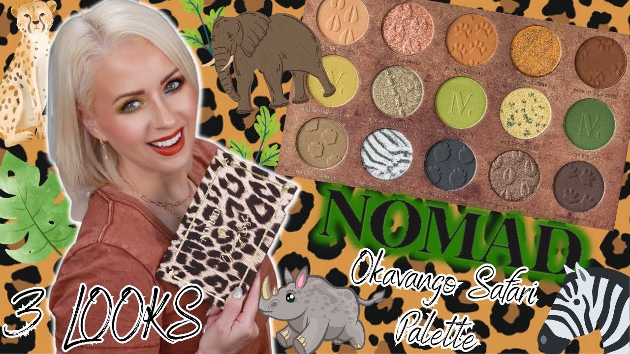 NOMAD COSMETICS OKAVANGO SAFARI PALETTE REVIEW + 3 LOOKS | Steff's Beauty Stash